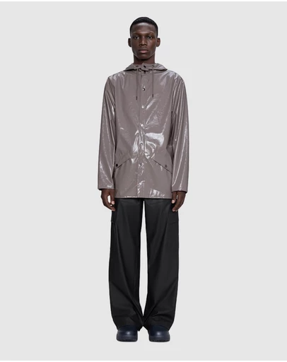 RAINS - Men's Minimal Silhouette Jacket Cinder Glaze