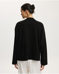 Cotton On - Oversized Boxy Long Sleeve Tee