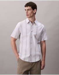 Calvin Klein - Yarn-Dyed Stripe Stretch Classic Shirt