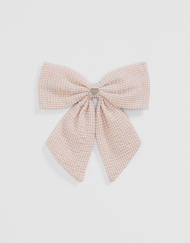 Country Road - Large Gingham Bow Clip