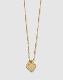 Von Treskow - Fine necklace with VT flat heart