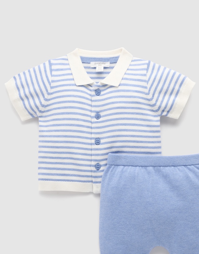 Purebaby - Knitted Set-Kids-Babies