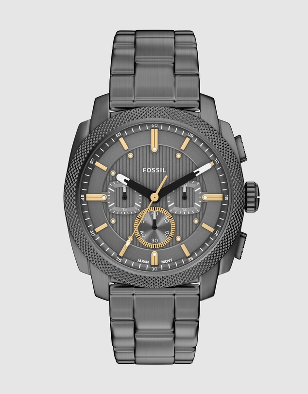 Fossil - Machine Gun-Metal Chronograph Watch
