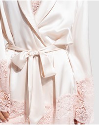 GINIA - Silk Lace Robe