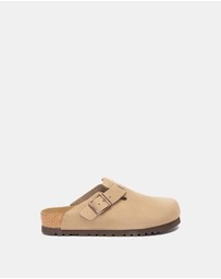 EVERAU - Australian Shepherd Ugg Berrin Cow Suede Upper Loafer Oxfords Flats