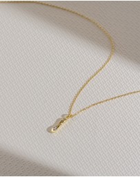 Wanderlust + Co - Alphabet Bubble Pendant Necklace - Letter I
