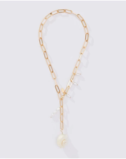 8 Other Reasons - Shell Pendant Necklace