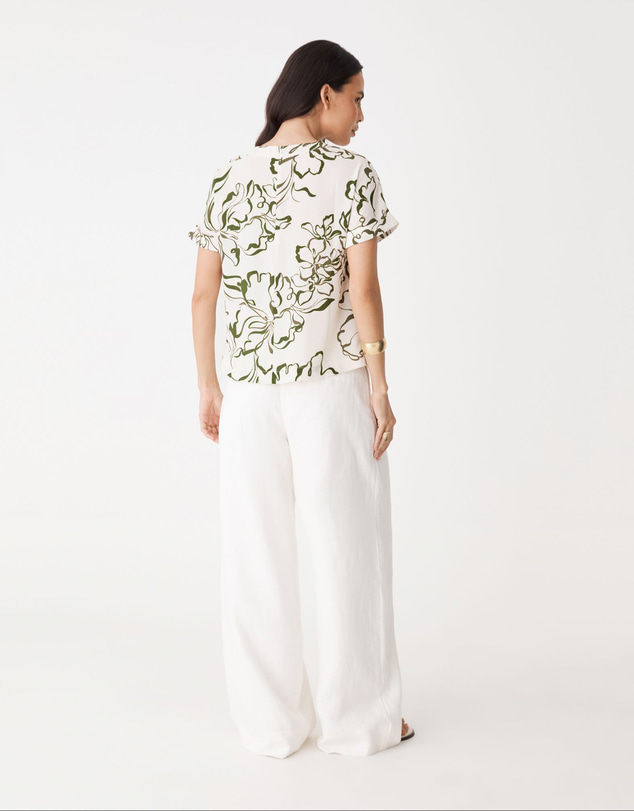 Forcast - Natalie Floral Crepe Tee
