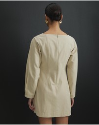 AERE - Silas Cotton Twill Mini Dress