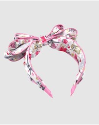 Claris The Chicest Mouse In Paris By Pink Poppy - Claris Fashion Print Headband with Bow