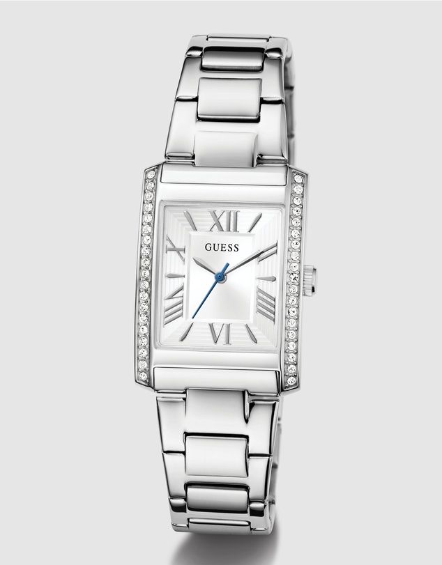 GUESS - Guess Ladies Silver Tone 27mm Analogue Watch