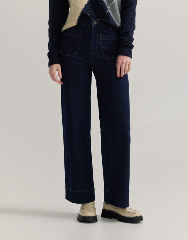 Oxford - Alexa Stretch Patch Pocket Jeans