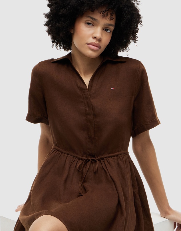 Tommy Hilfiger - Essential Short Linen Dress