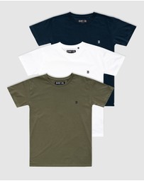 DVNT - 3-Pack Classic Embroidery Tee