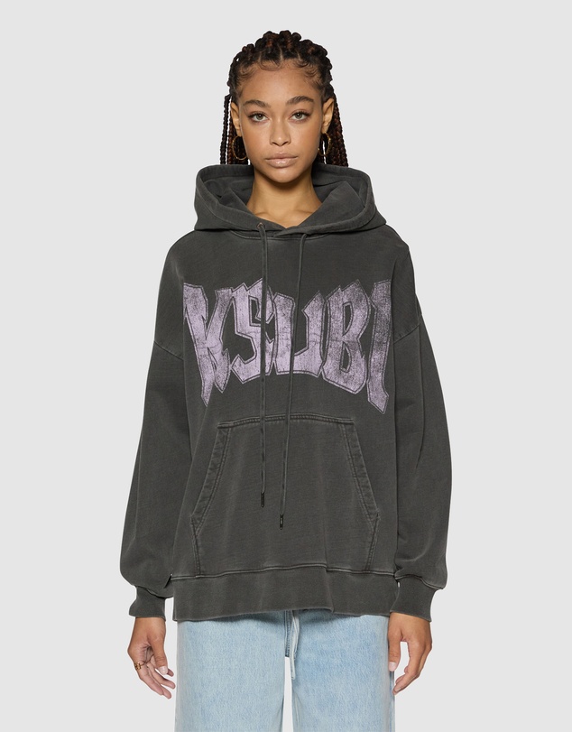Ksubi - World Tour Oh G Hoodie Charcoal
