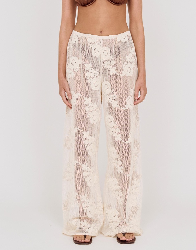 MINKPINK - Zephyra Embroidered Net Pants