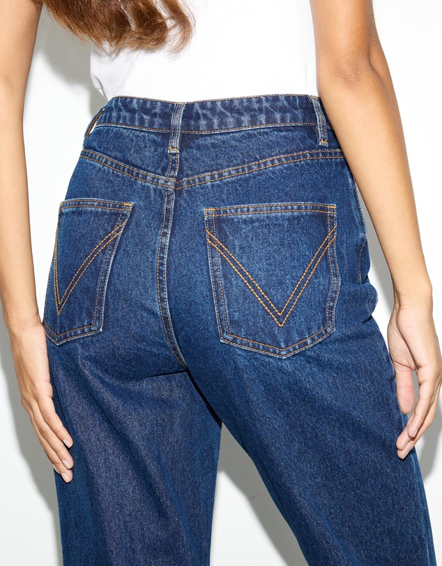 Dazie - Oslo High Waisted Straight Leg Jeans
