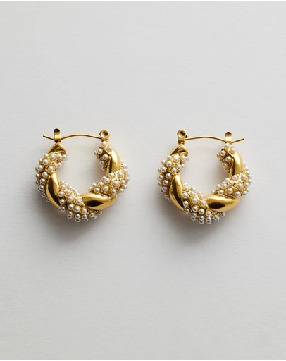 Moira Hughes - The White Label - Kora Pearl Hoops