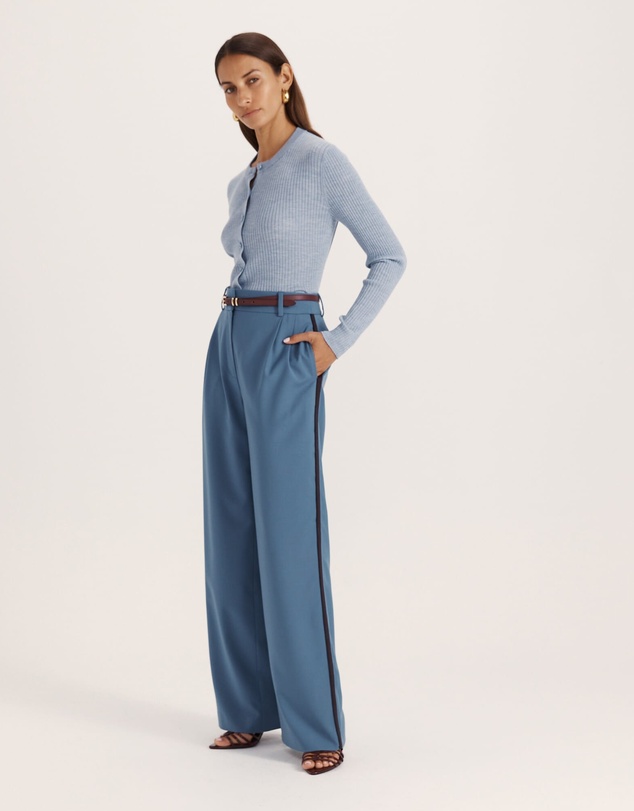 SABA - Celeste Wool Pleat Front Pant