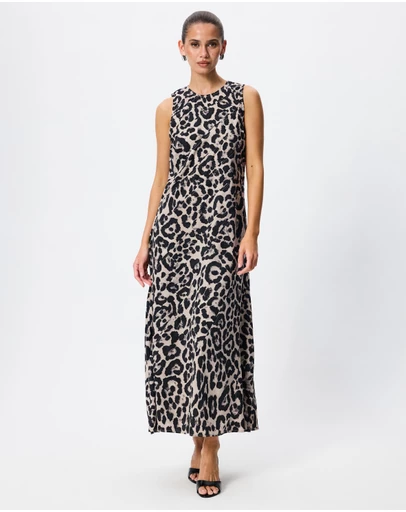 Tussah - Lucia Leopard Print Maxi Dress
