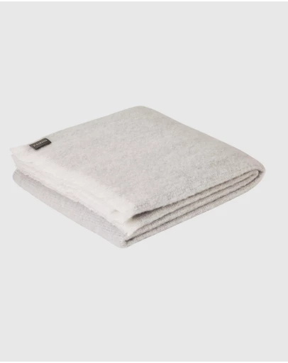 St Albans - Alpaca Throw Heather