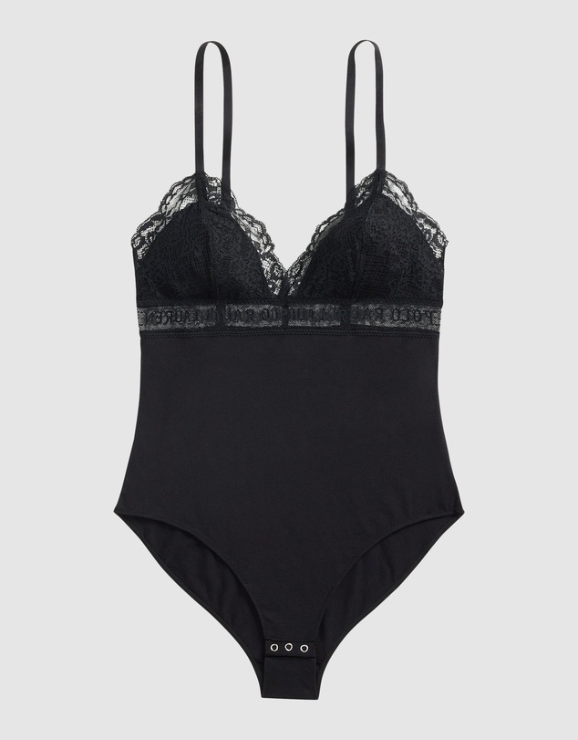 Polo Ralph Lauren - Love Collection Ribbed Cotton Blend Triangle Bodysuit