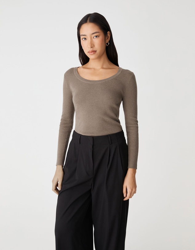 Forcast - Samira Scoop Neck Knit