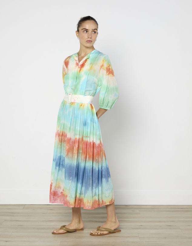 Cirkular - Pre-Loved - Luuda Tie Dye Midi Dress