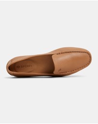 Sperry - Port Driver Leather Light Peanut- Women's