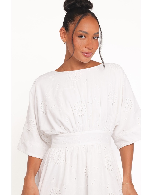 Petal & Pup - Camila Open Back Mini Dress - White