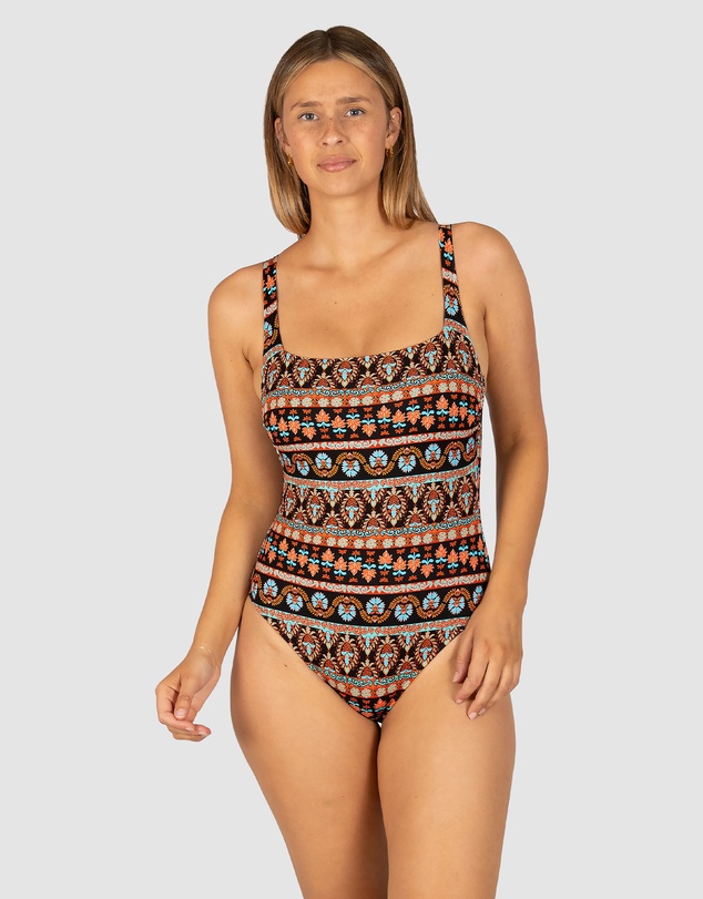 Baku Swimwear - Morocco Square Neck One Piece Swimsuit