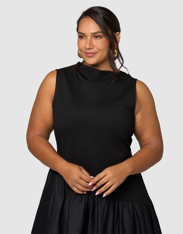 Sunday In The City - Steel Rose Maxi Dress