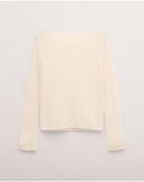 M.N.G - Semi-Transparent Alpaca Sweater