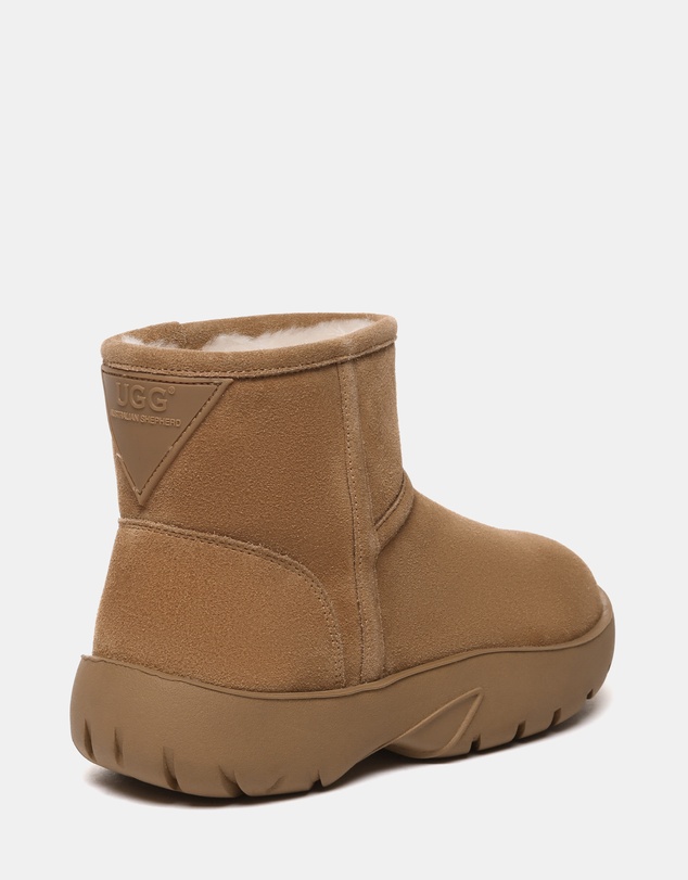 EVERAU - Australian Shepherd Ugg Salma Mini Cow Suede Upper UGG Boots