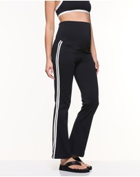 Soon Maternity - Straight Flare Side Stripe Leggings