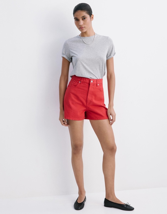 M.N.G - High-Rise Denim Shorts