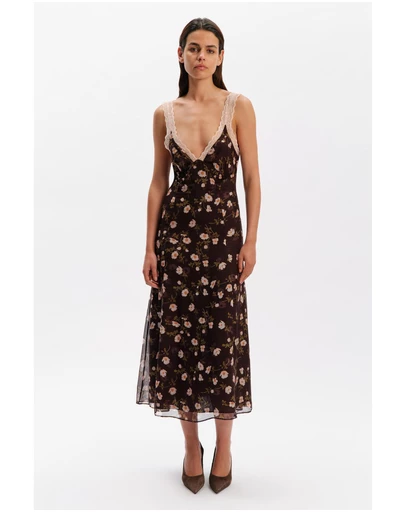 Bardot - Clarise Printed Midi Dress