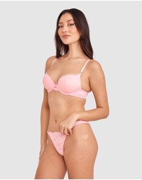 Bras N Things - Bethany Essentials Contour Plunge Bra - Light Pink