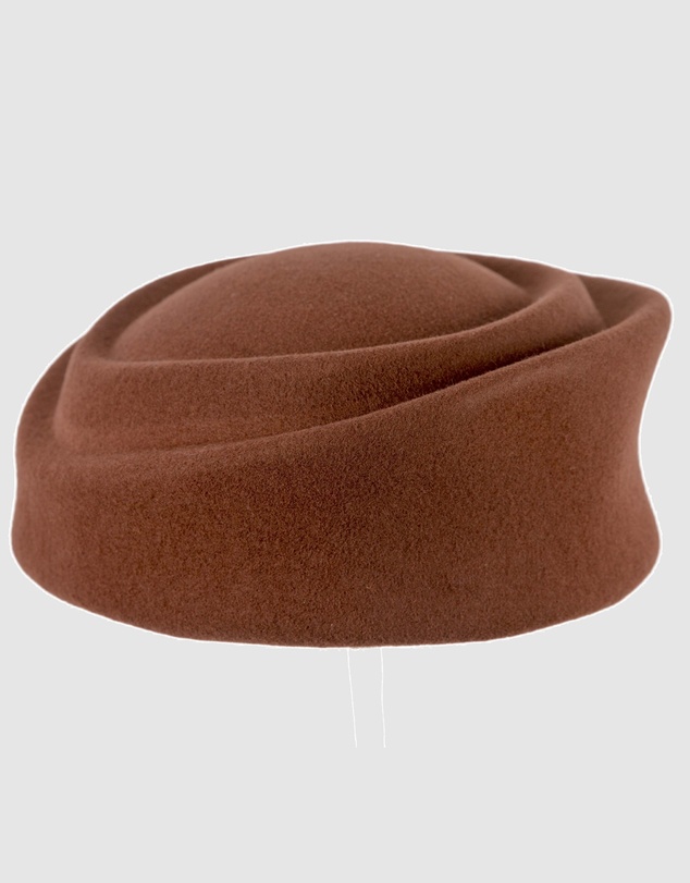 Max Alexander - Felt Coffee Pillbox Hat