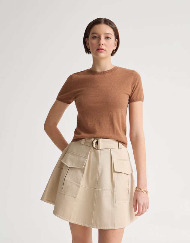 Oxford - Olivia Crop Cashmere Knit
