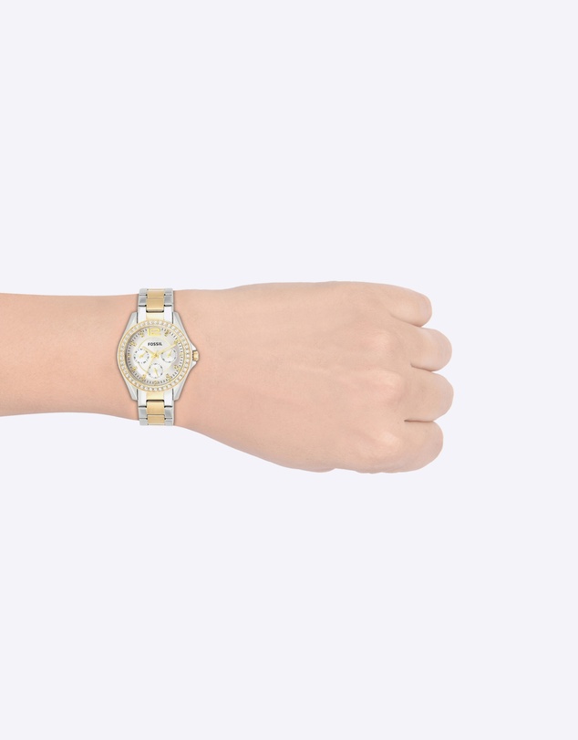 Fossil - Riley Two Tone Analogue Watch