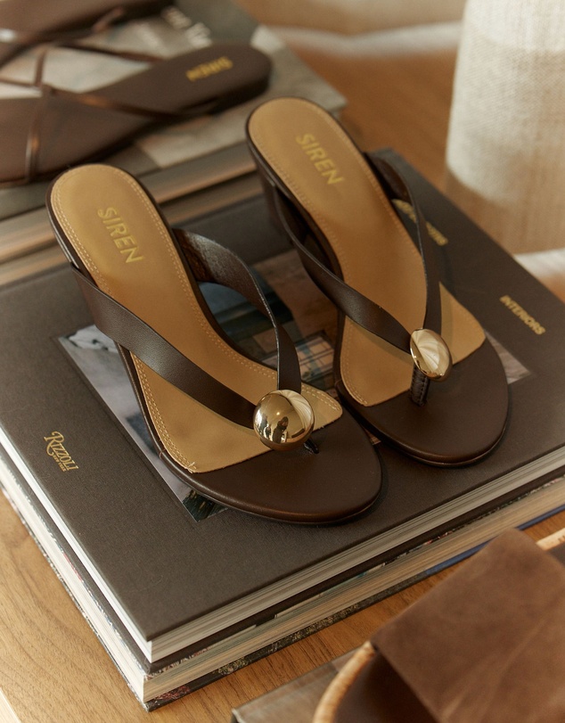 Siren - Chloe Thong Wedges