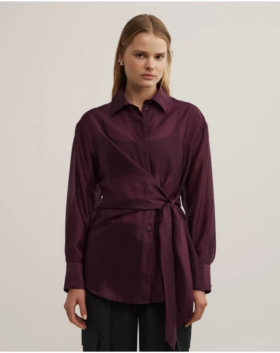 Witchery - Button Tie Up Shirt