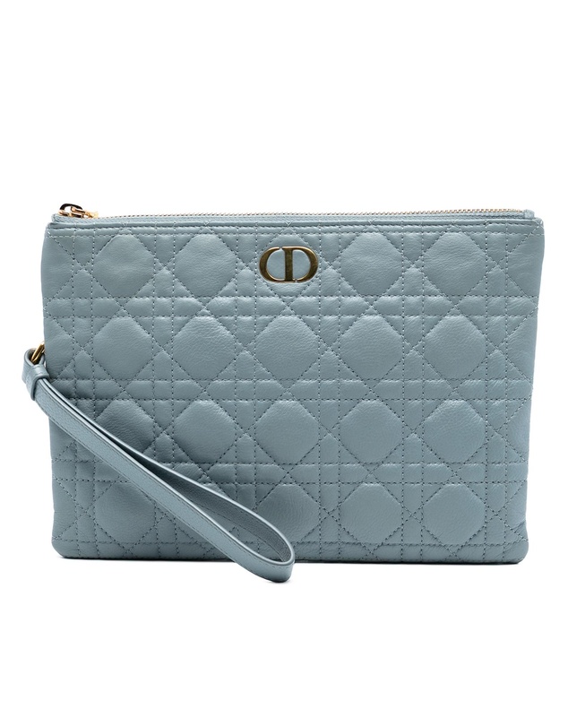 Pre-Loved by Azura Reborn - Pre-Loved Medium Calfskin Cannage Caro Daily Pouch