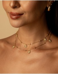 Wanderlust + Co - Daisy Multi Gold Body Chain