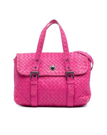 Pre-Loved by Azura Reborn - Pre-Loved Nappa Intrecciato Flap Satchel
