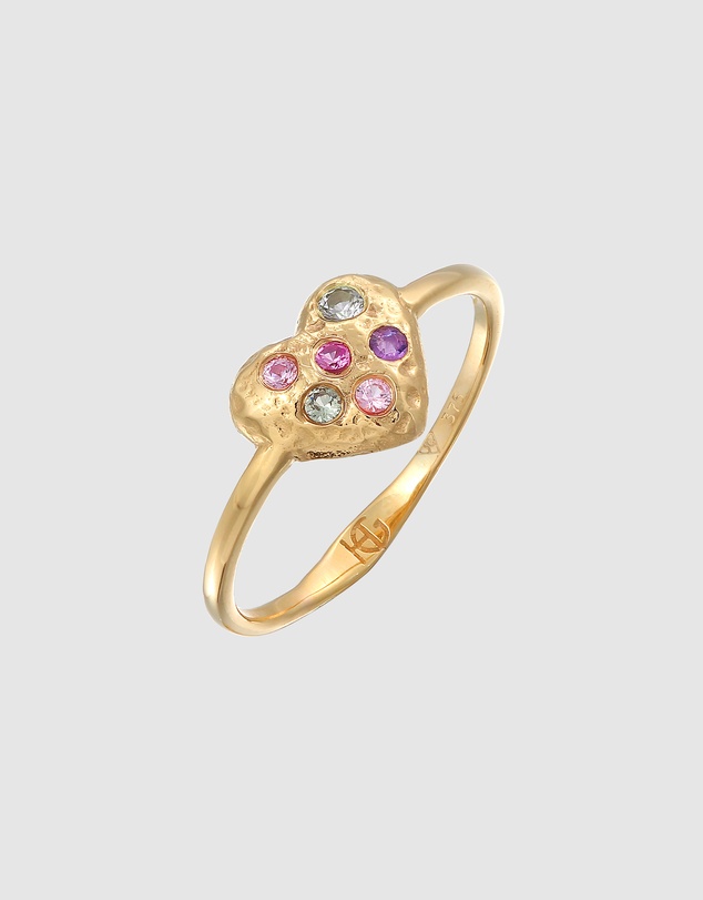 Haze & Glory - ICONIC EXCLUSIVE - Heart Ring - 9K Solid Gold