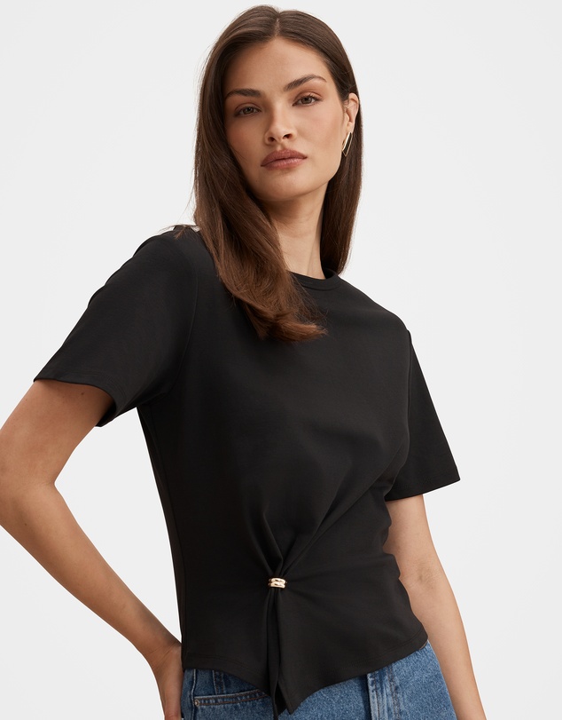 Forever New - Lani Hardwear Detail T-shirt