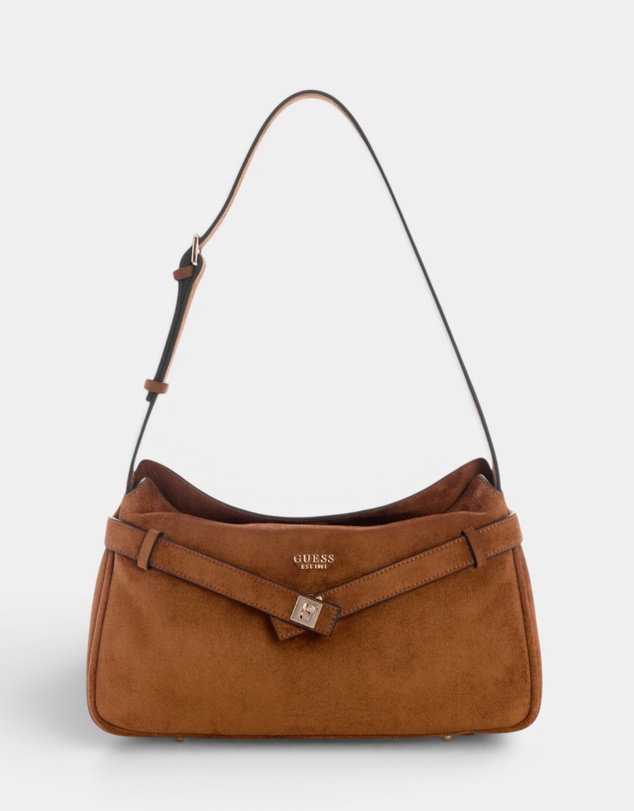 GUESS - Ella Faux-Suede Shoulder Bag