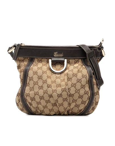 Pre-Loved by Azura Reborn - Pre-Loved GG Canvas Abbey D Ring Crossbody